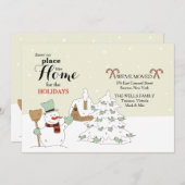 Ankündigung zum Schneemann (Vorne/Hinten)