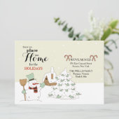 Ankündigung zum Schneemann (Stehend Vorderseite)