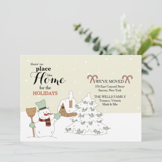 Ankündigung zum Schneemann (Stehend Vorderseite)