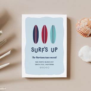 Ankündigung zum Surfen am Strand