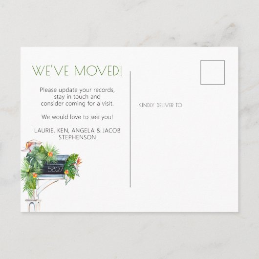 Ankündigung zum Tropenblättern (Rückseite)