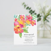 Ankündigung zum Tropischen Hibiskus (Stehend Vorderseite)