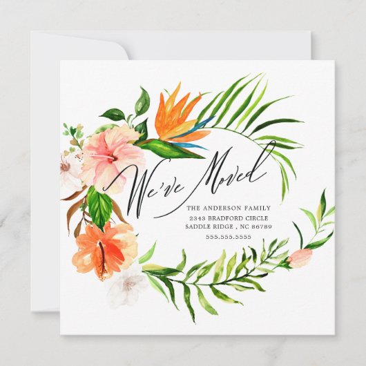 Ankündigung zum Tropischen Hibiskus (Vorderseite)