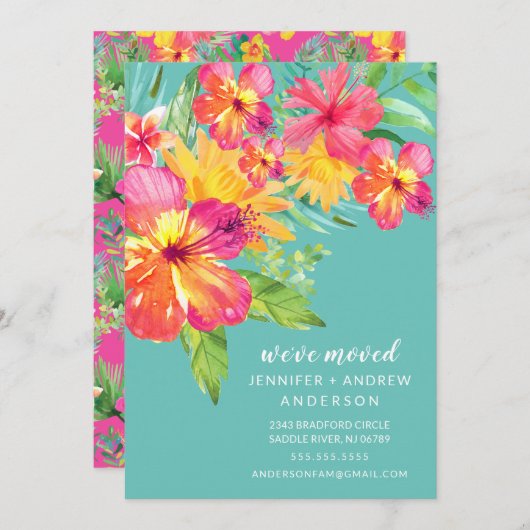 Ankündigung zum Tropischen Hibiskus (Vorne/Hinten)