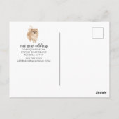 Ankündigung zum Umschalten von Spitzen Postkarte (Rückseite)