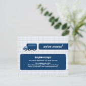 Ankündigung zum Umstieg auf den blauen Lkw (Stehend Vorderseite)