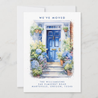 Ankündigung zum Umziehen der Blauen Tür