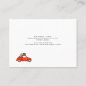 Ankündigung zum Umzug der Adressfamilie (Rückseite)