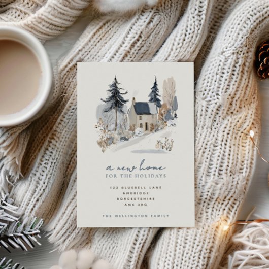 Ankündigung zum Umzug des Blue Winter House