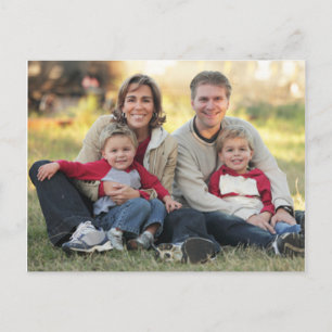 Ankündigung zum Umzug des Fotos Postkarte