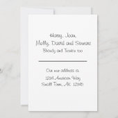 Ankündigung zum Umzug Minimalistischer Skizzen (Rückseite)