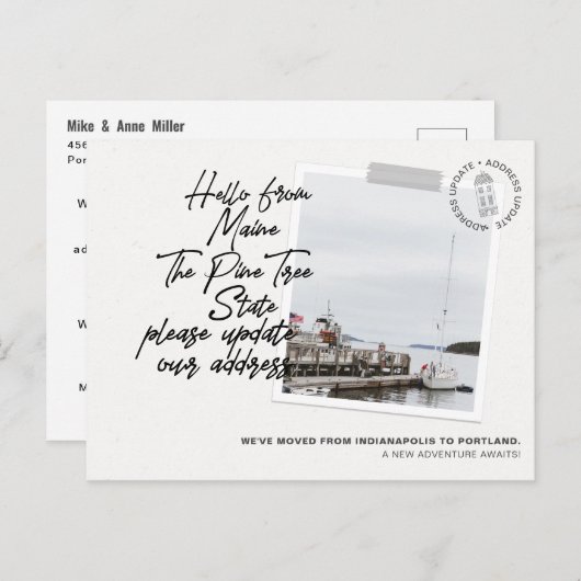 Ankündigung zum Verlegen von Staat (Vorne/Hinten)