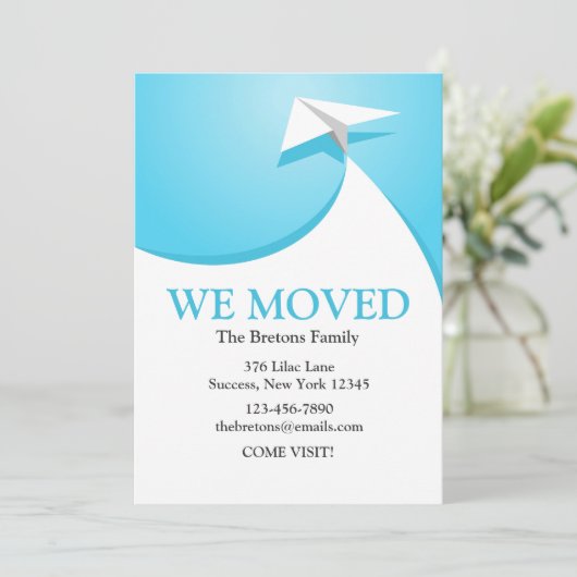 Ankündigung zum Verschieben von Flugzeug (Stehend Vorderseite)