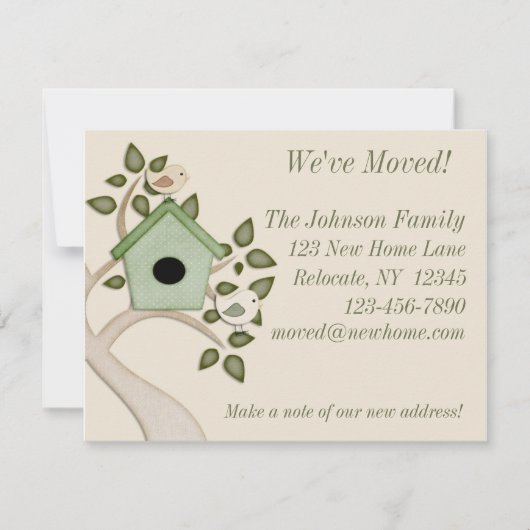 Ankündigung zum Vogelzug (Vorderseite)