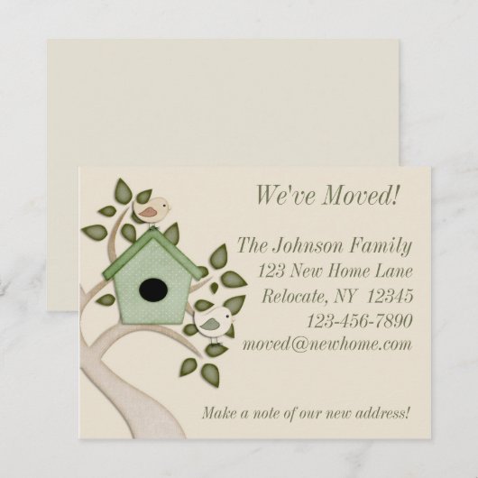 Ankündigung zum Vogelzug (Vorne/Hinten)