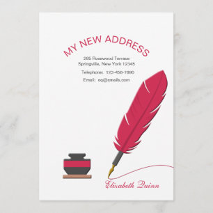 Ankündigung zum Wechseln von Inkwell und Feather P