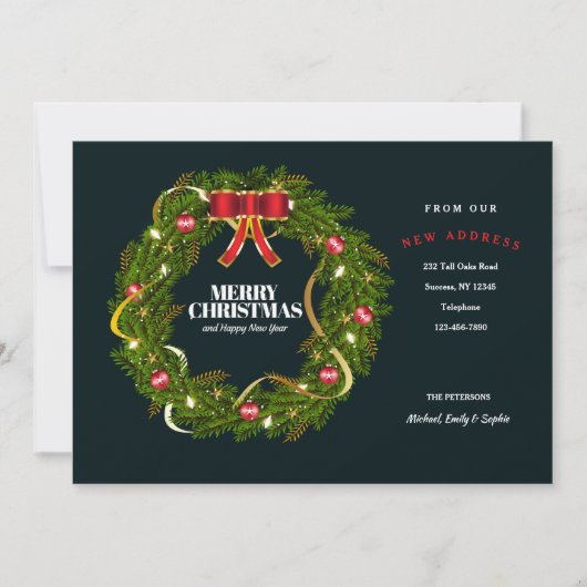 Ankündigung zum Weihnachtsfeiertag (Vorderseite)