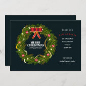 Ankündigung zum Weihnachtsfeiertag (Vorne/Hinten)