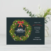 Ankündigung zum Weihnachtsfeiertag (Stehend Vorderseite)