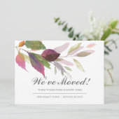 Ankündigung zur Änderung der Adresse (Stehend Vorderseite)