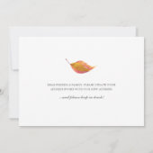 Ankündigung zur Änderung der Adresse (Rückseite)