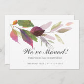 Ankündigung zur Änderung der Adresse (Vorne/Hinten)