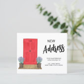 Ankündigung zur Änderung der Adresse (Stehend Vorderseite)