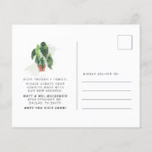 Ankündigung zur Änderung der Adresse (Rückseite)