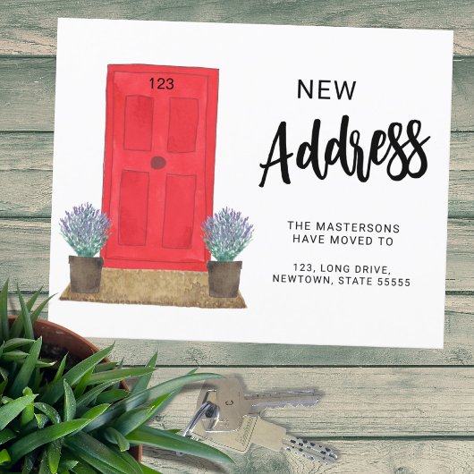 Ankündigung zur Änderung der Adresse