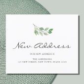 Ankündigung zur Änderung der Adresse