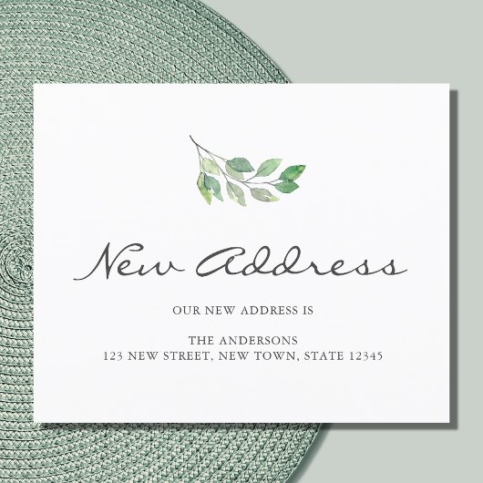 Ankündigung zur Änderung der Adresse