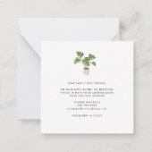 Ankündigung zur Änderung der Adresse Boho Moving (Rückseite)