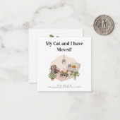 Ankündigung zur Änderung der Adresse Boho Moving (Vorderseite/Rückseite Beispiel)