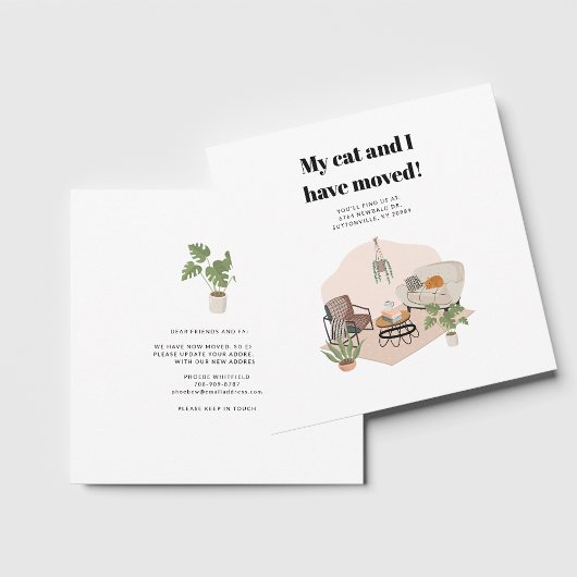 Ankündigung zur Änderung der Adresse Boho Moving