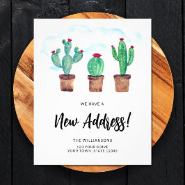 Ankündigung zur Änderung der Adresse Flyer