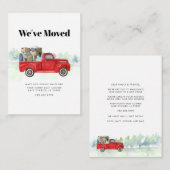 Ankündigung zur Änderung der Adresse für den Truck (Vorne/Hinten)