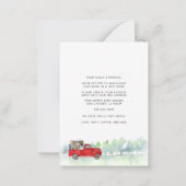 Ankündigung zur Änderung der Adresse für den Truck (Rückseite)