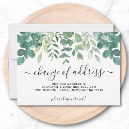 Ankündigung zur Änderung der Adresse im Grünen