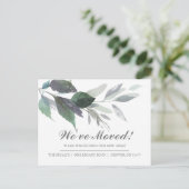 Ankündigung zur Änderung der Adresse Postkarte (Stehend Vorderseite)