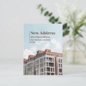 Ankündigung zur Änderung der Adresse Postkarte (Stehend Vorderseite)