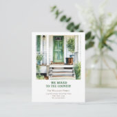 Ankündigung zur Änderung der Anschrift des Bauernh Postkarte (Stehend Vorderseite)