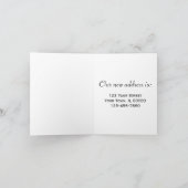 Ankündigung zur Änderung der Anschrift im Mountain (Innenseite)