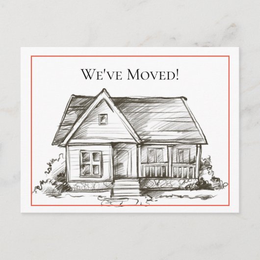 Ankündigung zur Änderung der Anschrift im Schwarze (Vorderseite)