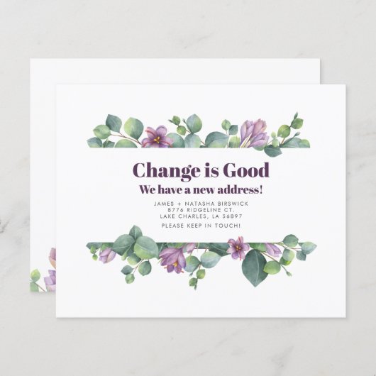 Ankündigung zur Änderung der Eukalyptus-Adresse (Vorne/Hinten)