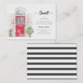 Ankündigung zur Änderung der Roten Tür des Haushal (Vorne/Hinten)