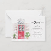 Ankündigung zur Änderung der Roten Tür des Haushal (Vorderseite)