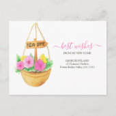 Ankündigung zur Änderung des Aktionskorbes für neu Postkarte (Vorderseite)