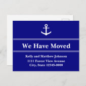 Ankündigung zur Ankerbewegung von Nautic Blue und (Vorne/Hinten)