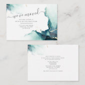 Ankündigung zur Ankündigung der neuen Adresse Mode (Vorne/Hinten)