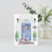 Ankündigung zur Ankündigung von Greyhound Moving Postkarte (Stehend Vorderseite)